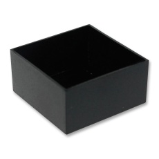 【RTM111-BLK】BOX POTTING ABS BLACK PK10