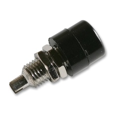 【930176100】BINDING POST 32A 4MM PANEL BLK PK5