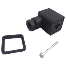 【GDM 2009.BLACK】RECTANGULAR RECEPTACLE 2+E WAY SCREW