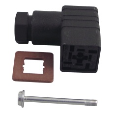 【GDSN307.BLACK】RECTANGULAR PLUG 3+PE WAY SCREW PG 7