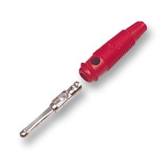 【930061101】PLUG 4MM RED PK5  SEP