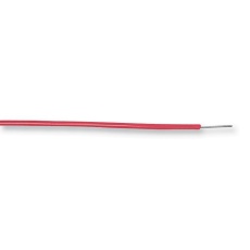 【SPC00440A001 25M】WIRE PTFE A RED 1/0.4MM 25M