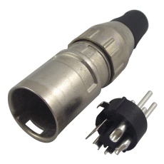 【701-0400】PLUG XLR FREE 4POLE