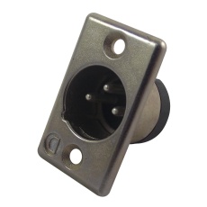 【703-0300】PLUG XLR PANEL 3POLE
