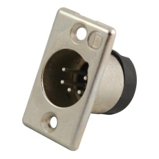 【703-0500】PLUG XLR PANEL 5POLE