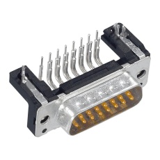 【09 66 562 7811】CONNECTOR D SUB PLUG SOLDER R/A 50P