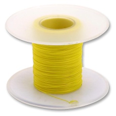 【100-30TY】WIRE ETFE 30AWG YELLOW 100M
