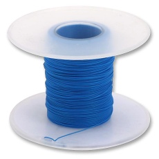 【100-30TB】WIRE ETFE 30AWG BLUE 100M