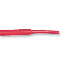 【RNF-100-1/4-2-STK】HEATSHRINK 6.4MM RED 1.2M