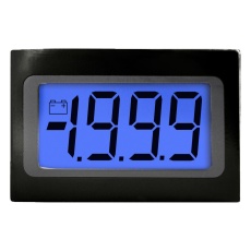 【SP400-BLUE】VOLTMETER LCD 3.5DIGIT 9PIN