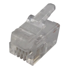【P 126】PLUG RJ10 4/4WAY