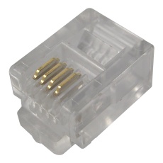 【P 127】PLUG RJ11 6/4WAY