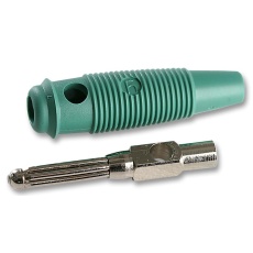 【930726104】PLUG 4MM BUNCH PIN GREEN PK5 BU