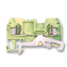 【281-907】TERMINAL BLOCK DIN RAIL 2POS 12AWG