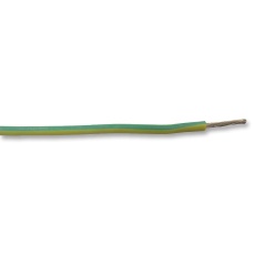 【0051000】WIRE SILICONE GRN/YEL 1.5MM 100M