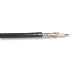 【9174 BK005】CABLE COAX 30.5M BLACK RG174/U