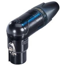 【NC3FRX-B】SOCKET XLR 90DEG 3POLE