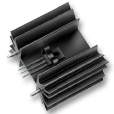 【SK 129 63.5 STS】HEAT SINK EXTRUDED PCB MOUNTING