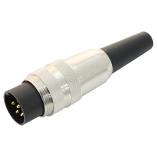 【SV60】PLUG DIN STRAIGHT 6WAY