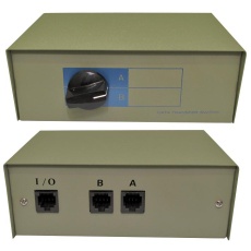 【SB382】SWITCH BOX RJ45 2WAY FOR CAT5/6