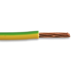 【6491B-2.50MMG/Y100M】WIRE 6491B GRN/YEL 2.5MM2 100M