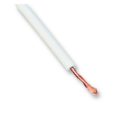 【60.7180-29】WIRE TPE WHITE 0.5MM 25M