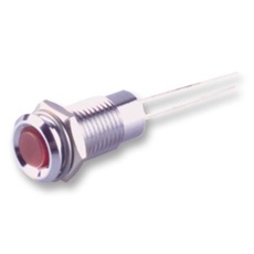 【19010053】LED INDICATOR 8MM SATIN RED