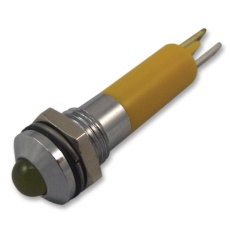 【190403Z2】LED INDICATOR 8MM 24V YELLOW