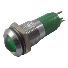 【192A0255】LED INDICATOR 12V MEGA GRN