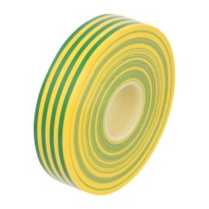 【AT7 GREEN / YELLOW 33M X 25MM】TAPE ELEC INSUL PVC AT7 25MMX33M