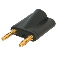 【NYS508-B】BANANA PLUG DUAL BLACK