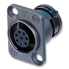 【ORP8F】SOCKET PANEL MOUNT 8 POLE