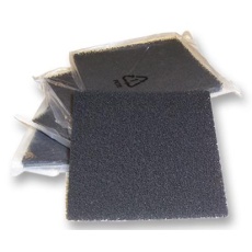 【D00376】FILTER CARBON 130X130X10MM PK5