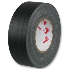 【3130 BLACK】TAPE BLACK CLOTH 50MM 50M