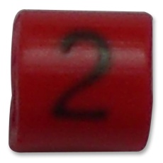 【06161202】CABLE MARKER 2 RED PK100