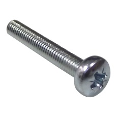 【M4 20 PRSTMC Z100】SCREW POZI PAN STEEL BZP M4X20PK100