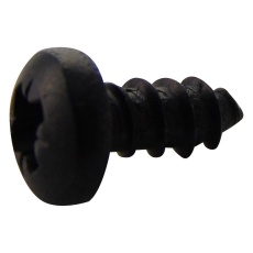 【N40.250 PRSTABB100-】SCREW POZI PAN STEEL BLK #4X1/4