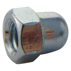 【M5- DNST-Z100-】DOME NUT BZP M5 PK100