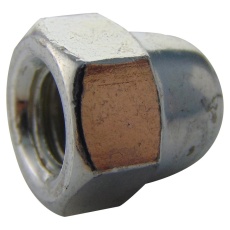 【M6- DNST-Z100-】DOME NUT BZP M6 PK100