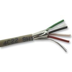 【4502FE.00100】CABLE SEC SHLD GREY 3.9MM 100M