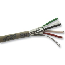 【4502FE.00100】CABLE SEC SHLD GREY 3.9MM 100M