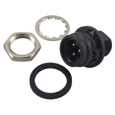 【HR30-6R-3P(71)】CIRCULAR RECEPTACLE 3 WAY PANEL