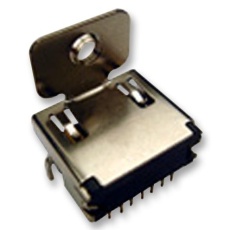 【MC34937】HEADER R/A HDMI T/HOLE W/FLANGE