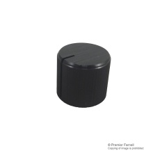 【16H-2D-B】KNOB BLACK 16MM