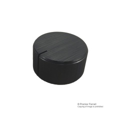 【28H-2D-B】KNOB BLACK 28MM