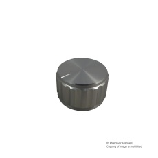 【25T-2T】KNOB ALUMINIUM FLUTED 25MM