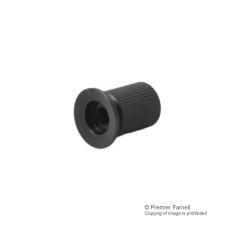 【KB00009】KNOB AL 12.7MM BLACK 3.2MM