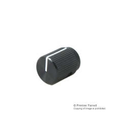 【KB00017】KNOB AL 12.7MM BLACK 3.2MM