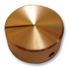 【KB00014】KNOB AL 12.7MM SILVER 6.4MM