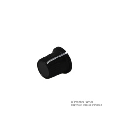 【CP-LB12-5-1D】KNOB 12MM BLACK CAP 3.2 SHAFT